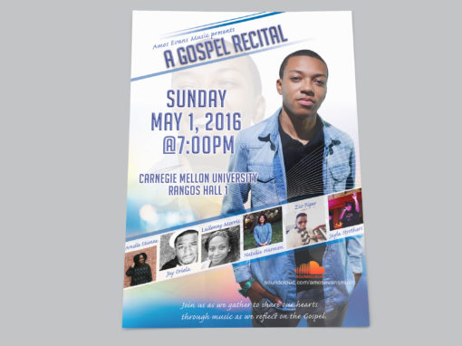 Gospel Recital Flyer