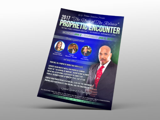 Prophetic Encounter Flyer